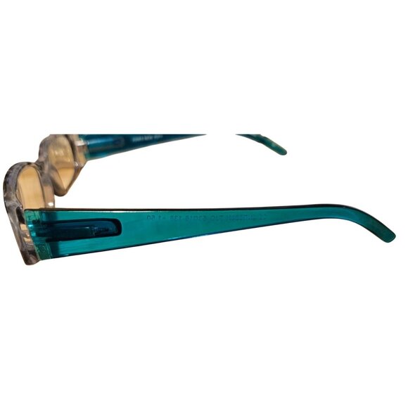 Reading Glasses Frame Jones New York Women's Rectangular +1.50 Tortoise & Teal - Picture 8 of 9